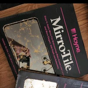 Antique mirror tiles